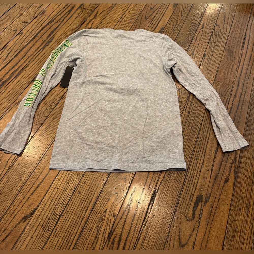 Vintage Gray University of Oregon Long Sleeve Shirt - Picture 5 of 7